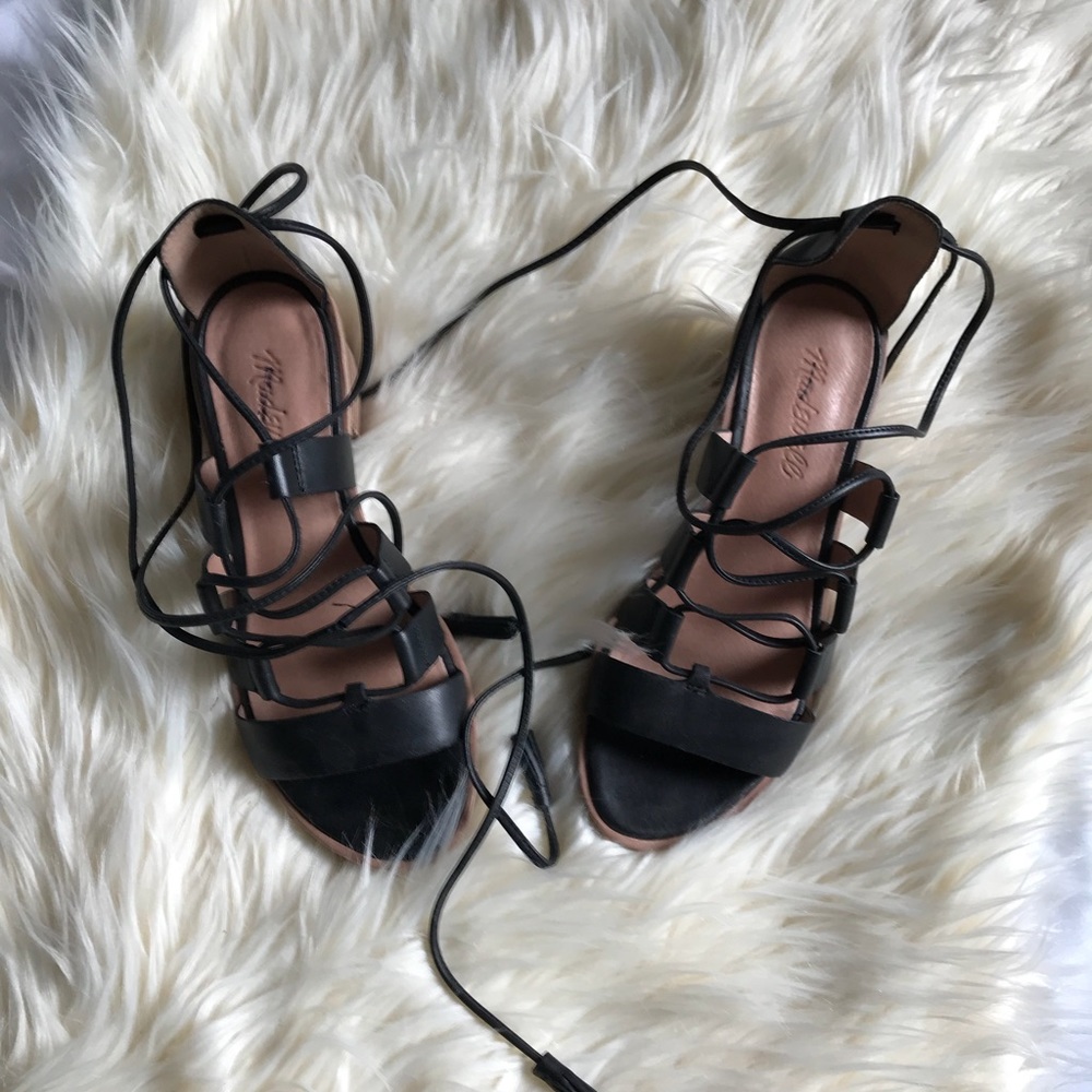 The Daniela Lace Up Sandal by Madewell